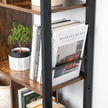 Bokhylla – Snygg design – Vintage brun/svart
