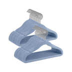 Barnkläderhängare - Velvet - Anti -Lip - Rosé Gold - Set of 50