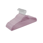 Klädhängare - Velvet - Uppsättning av 20 - 0,6 cm tjock - vit