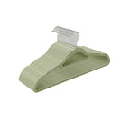 Klädhängare - Velvet - Uppsättning av 20 - 0,6 cm tjock - vit