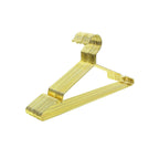Klädhängare - Metallhängare - Chrome -Free - Rostfritt - Guld - 20 stycken