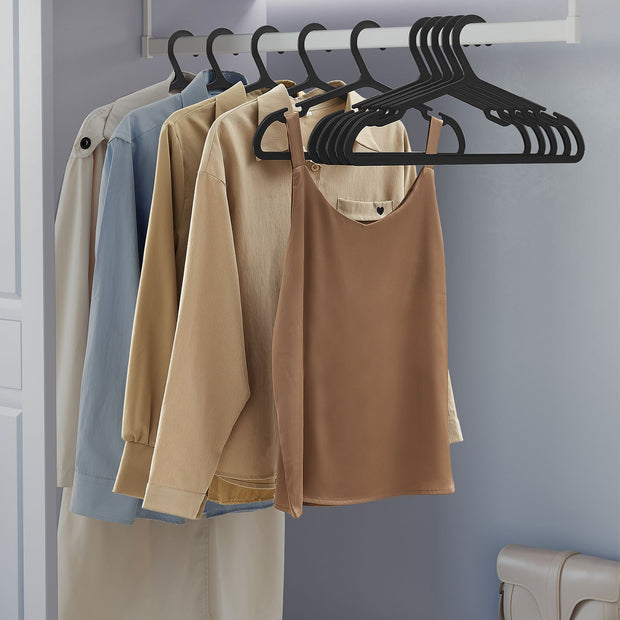 Klädhängare Set om 50 – 41,7 cm bred – Bläcksvart