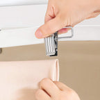 Byxor hängare - uppsättning av 8 - med klipp - vita