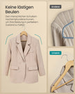 Houten Kledinghangers – Set van 50 – Berkenhout – 360° Draaibare Haak – Ruimtebesparend – Naturel