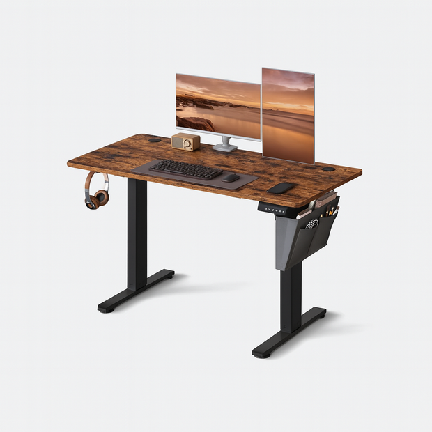 Elektriskt skrivbord - Justerbar i höjdled - 4 minnespositioner - USB C snabbladdare - 120 till 180 x 80