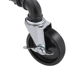 Klädställ - tungmetallstandard på hjul - upp till 110 kg lastkapacitet - svart