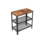 Sidobord - smal modell - med 2 scheman - industriell design