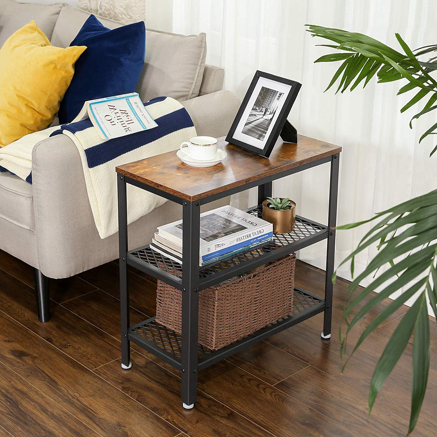 Sidobord - smal modell - med 2 scheman - industriell design