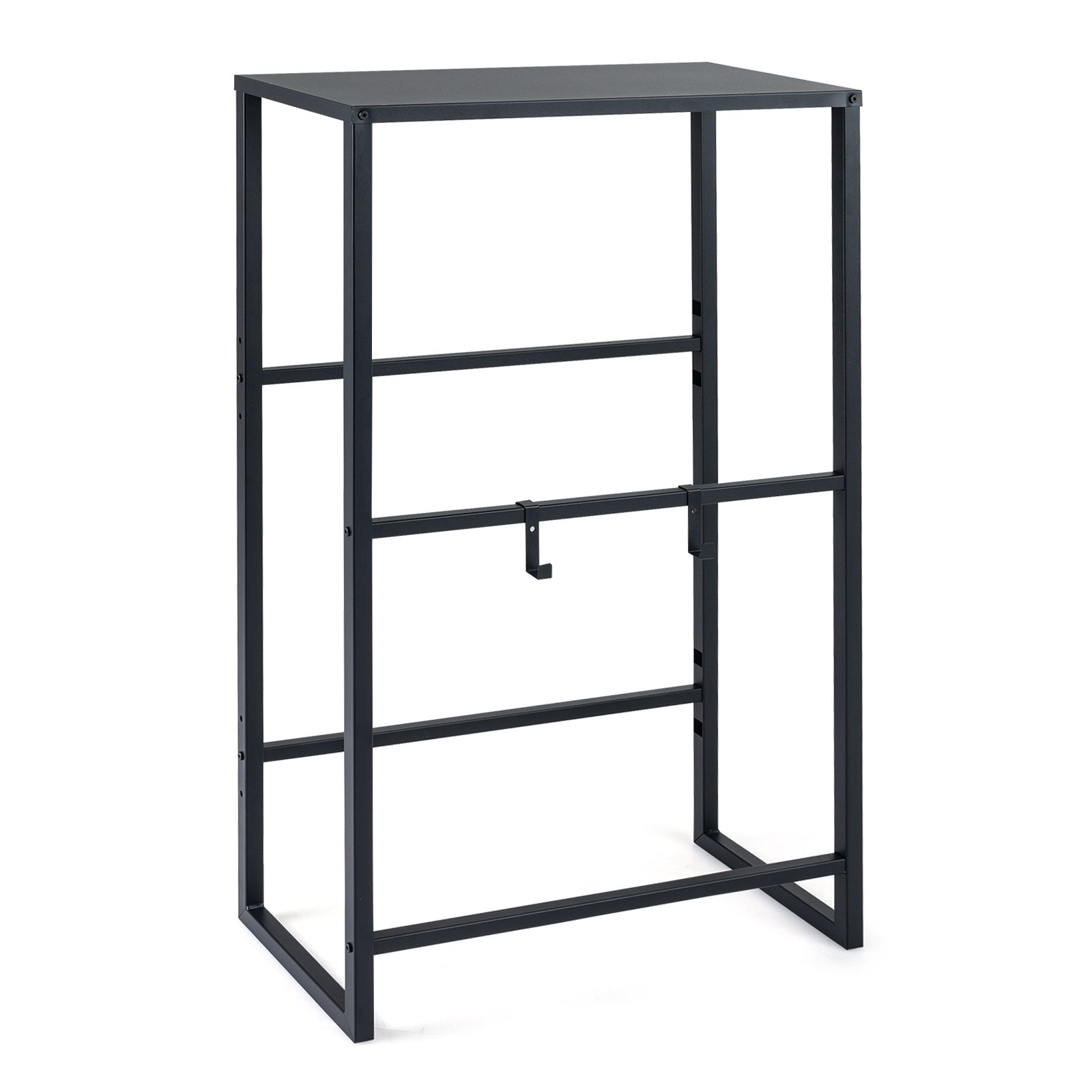 Dryckeslådsställ – för lådor, metallställ med öppet fack och – 4 2