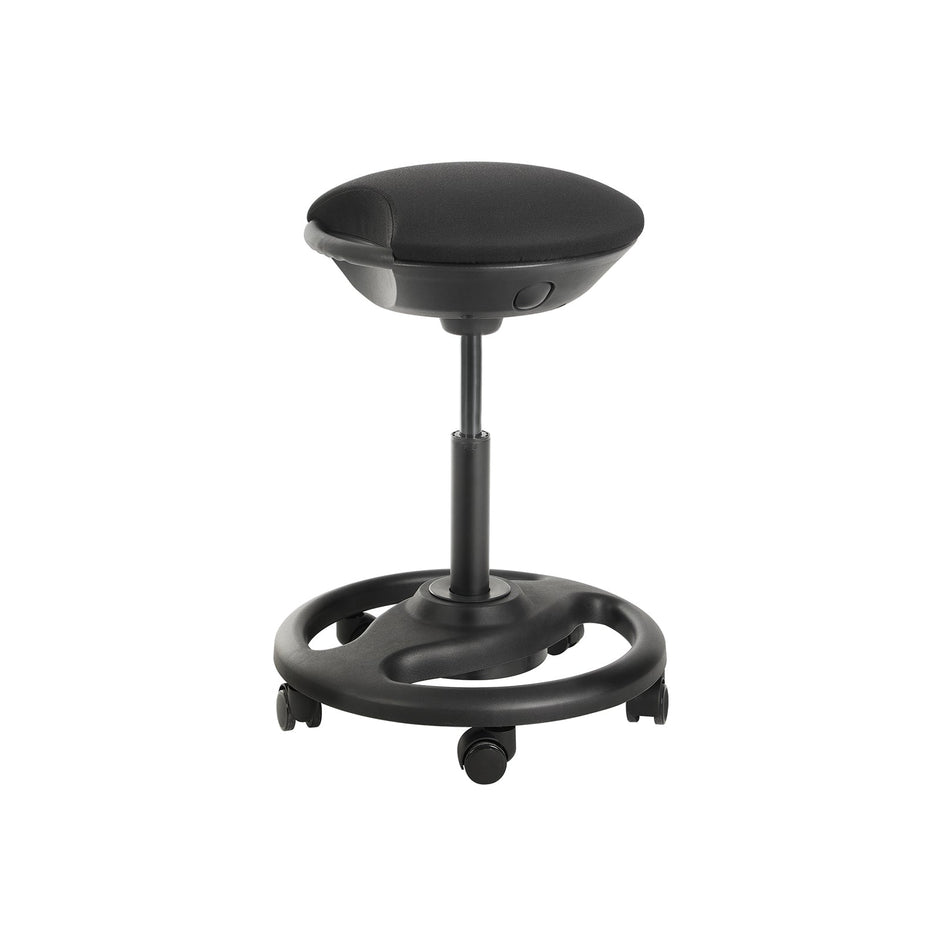Arbetspall – Ergonomisk och vridbar – Svart