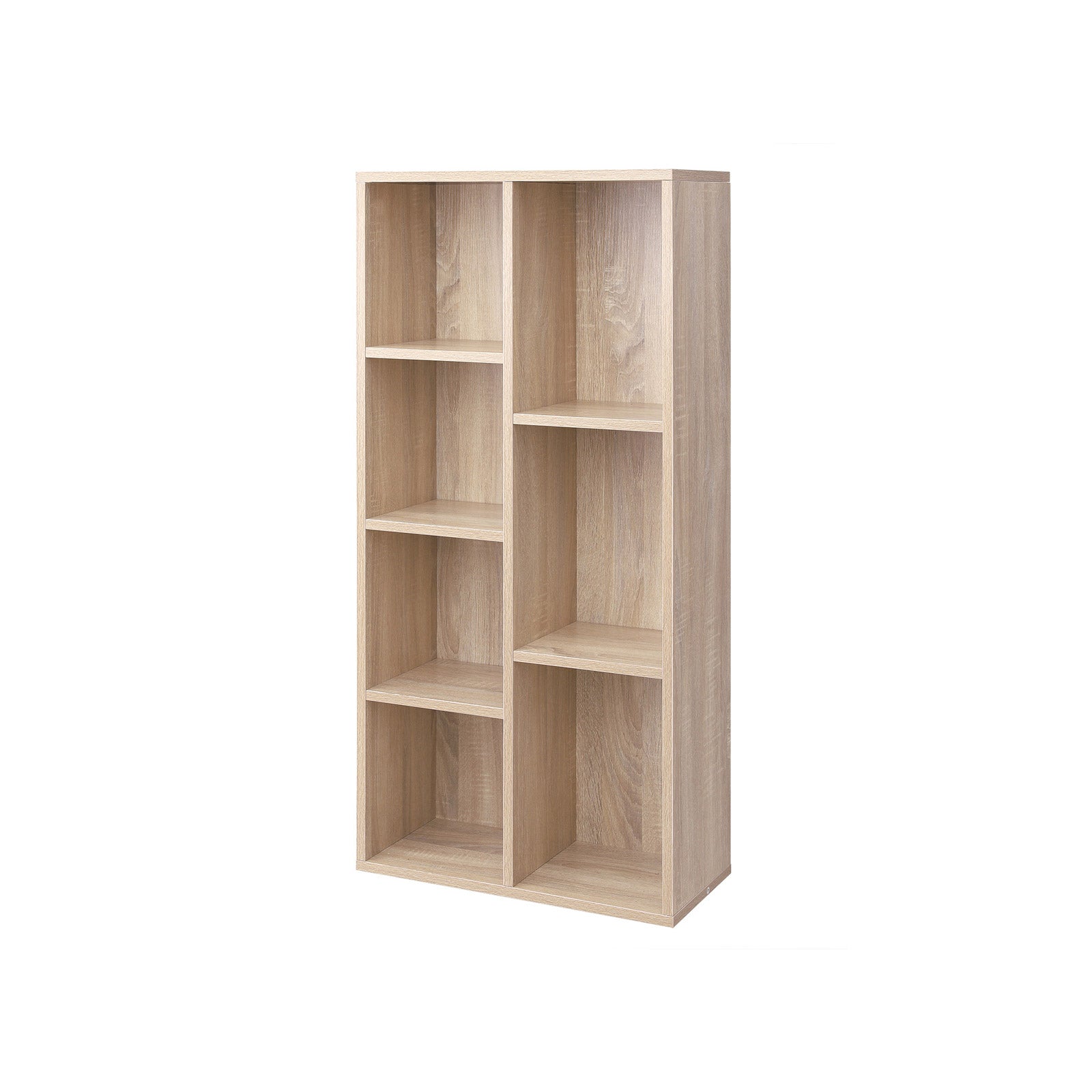 Bokhylla - Enkelt - med 7 fack