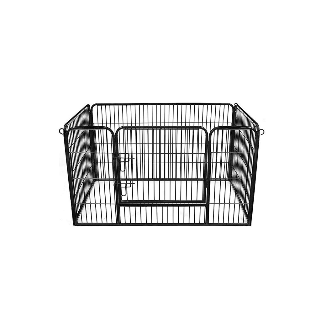 Puppyren - Animal Box for Dogs - Puppyhek - 122 x 80 x 70 cm - svart