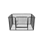 Puppyren - Animal Box for Dogs - Puppyhek - 122 x 80 x 70 cm - svart