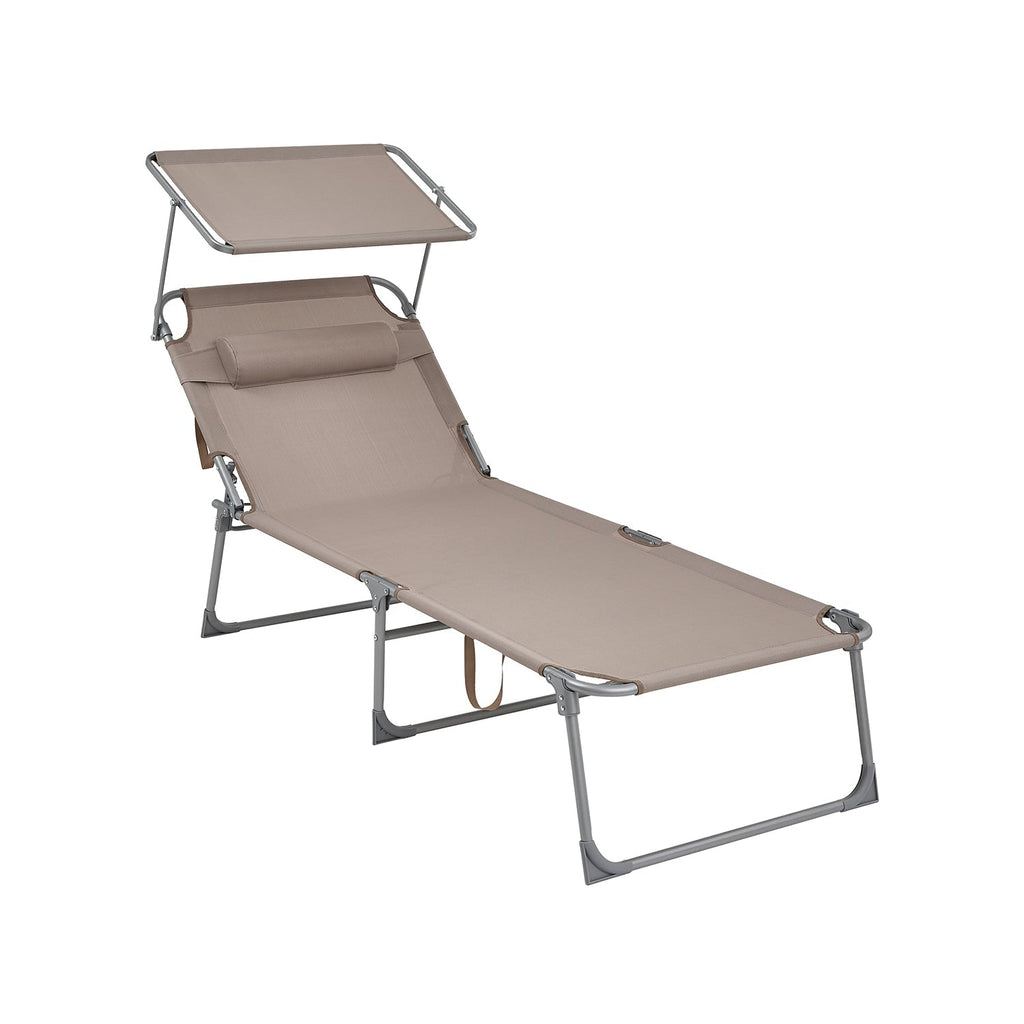 Lounger - 71 x 200 x 38 cm - blå