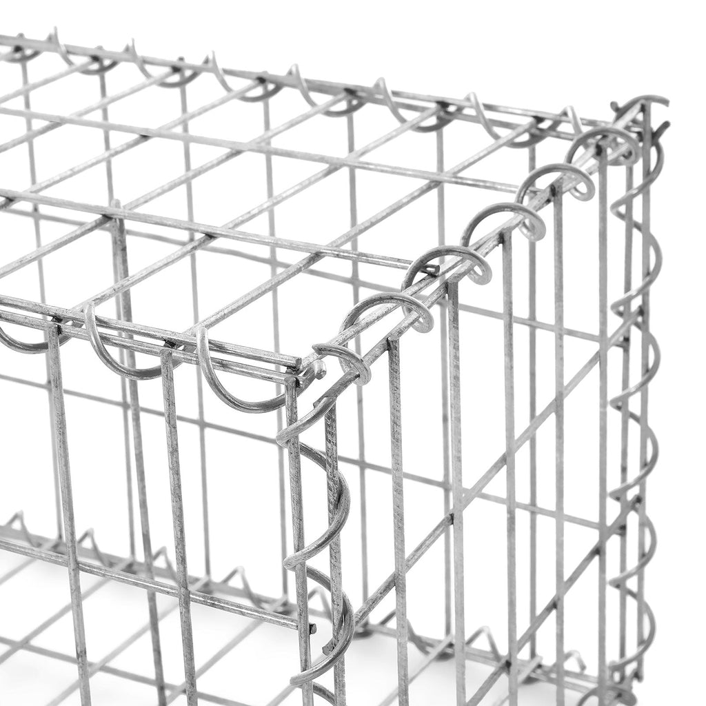 Schanskorf - Gabion SteenKorf - Wire High - 5 x 10 cm Maas - Silver