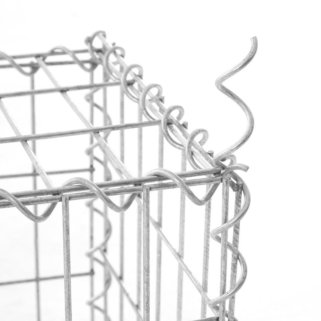 Schanskorf - Gabion SteenKorf - Wire High - 5 x 10 cm Maas - Silver
