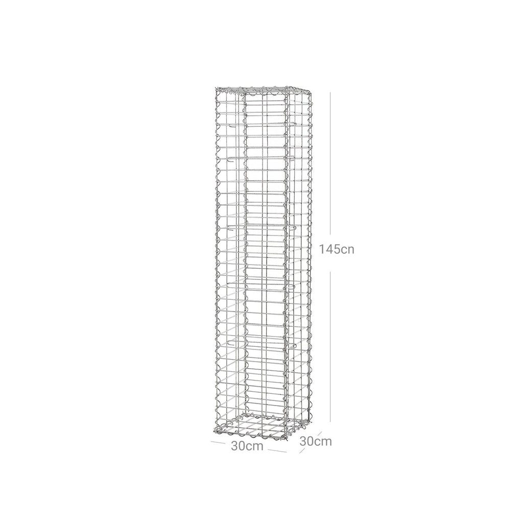 Schanskorf - Gabion SteenKorf - Wire High - 5 x 10 cm Maas - Silver