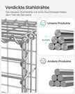 Trådkorgset om 3 – galvaniserat stål – silver