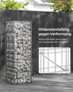 Schans korgar - Uppsättning av 4 - 5 x 10 cm Maaswoodte - Silver