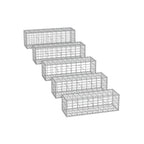Schans korgar - Uppsättning av 5 - 5 x 10 cm Maaswoodte - Silver