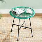 Lounge Set - Balkony Furniture - Garden Furniture Set - Set of 3 - Blue