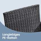 BALONSET - Garden Furniture Set från PE Polyrotan, Compact and Stylish