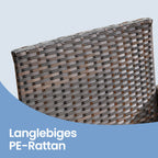 BALONSET - Garden Furniture Set från PE Polyrotan, Compact and Stylish