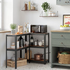 Uppsättning av 2 stående rack på 150 cm höga