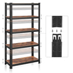 Uppsättning av 2 stående rack på 150 cm höga