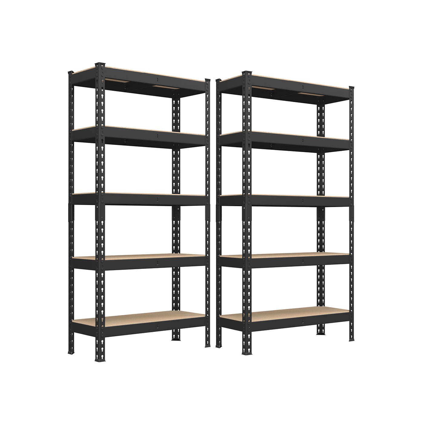 Hyllsats – Heavy duty – Stål – Svart
