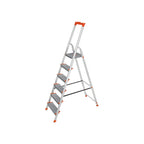 LADDER - ALUMINIUM TRAIRLADDER - 6 steg - Grå / orange