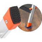 LADDER - 3 steg - Aluminium - Anti -Slip Feet - Lastkapacitet 150 kg