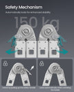 Aluminiumstege – 16 steg – 430 cm – Silver