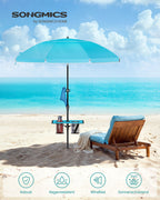 Parasol UPF 50+ - 30 ° TILTABLE - utan standard