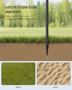 Parasol UPF 50+ - 30 ° TILTABLE - utan standard