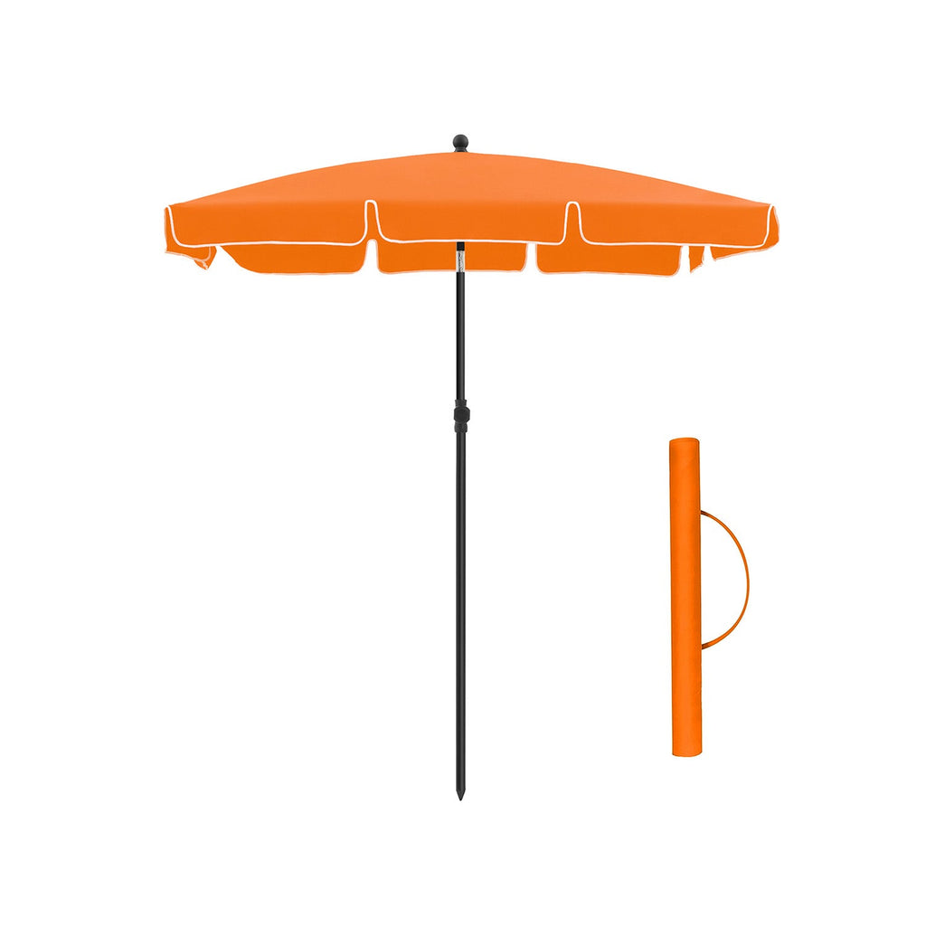 Parasol 200 x 125 cm fällbart och justerbart i höjd
