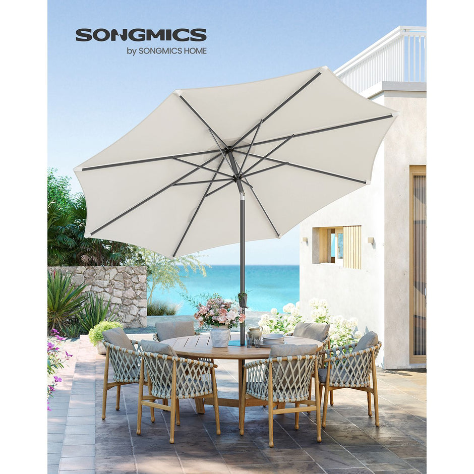 Parasol - 340 cm - Kantelbaar - UPF 50+ - Beige