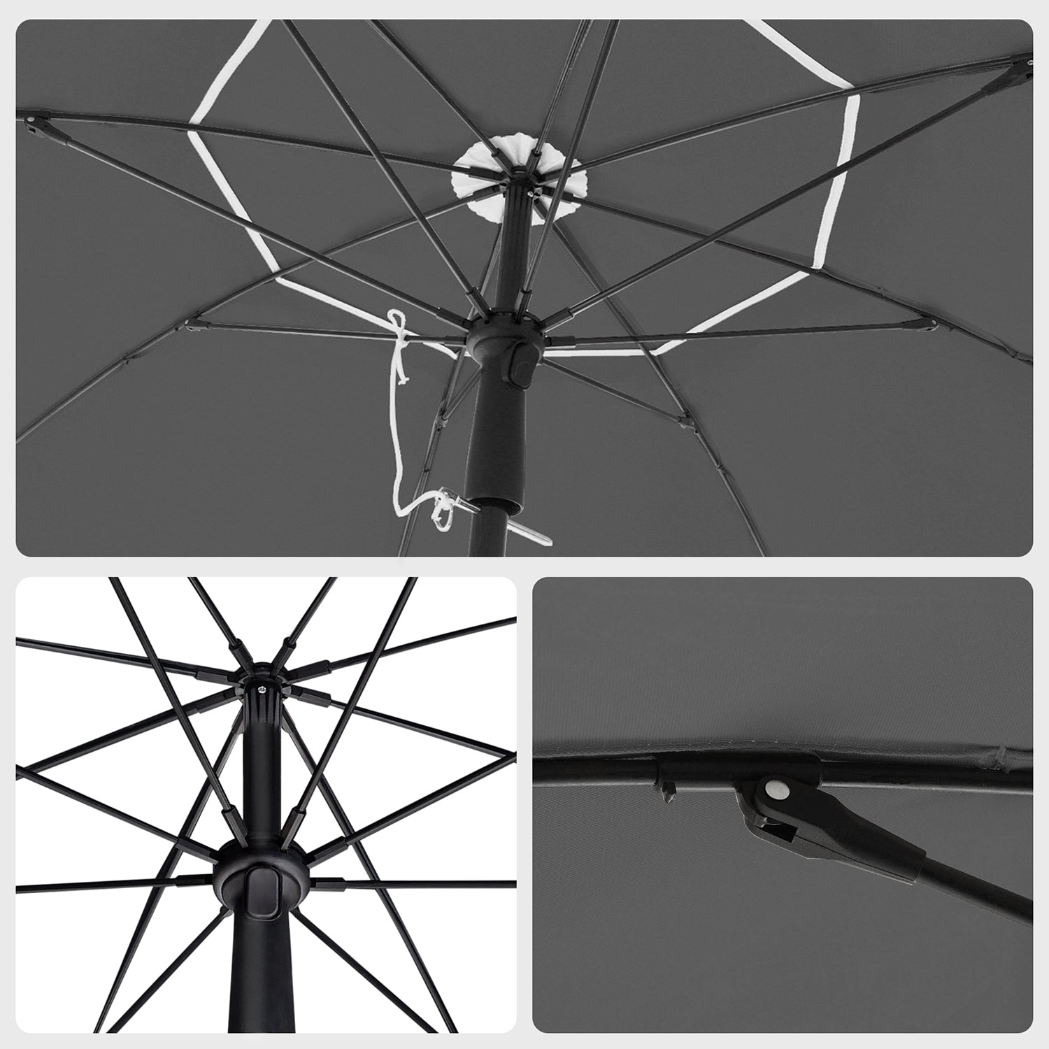 Parasol - 200 cm - Opvouwbaar - UPF 50+ - Met Draagtas