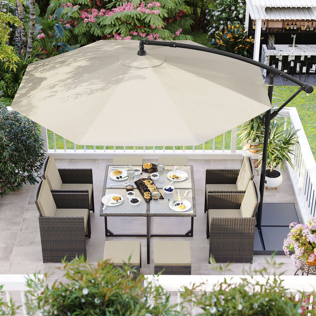 Parasol-med UV-skydd upp till UPF 50+