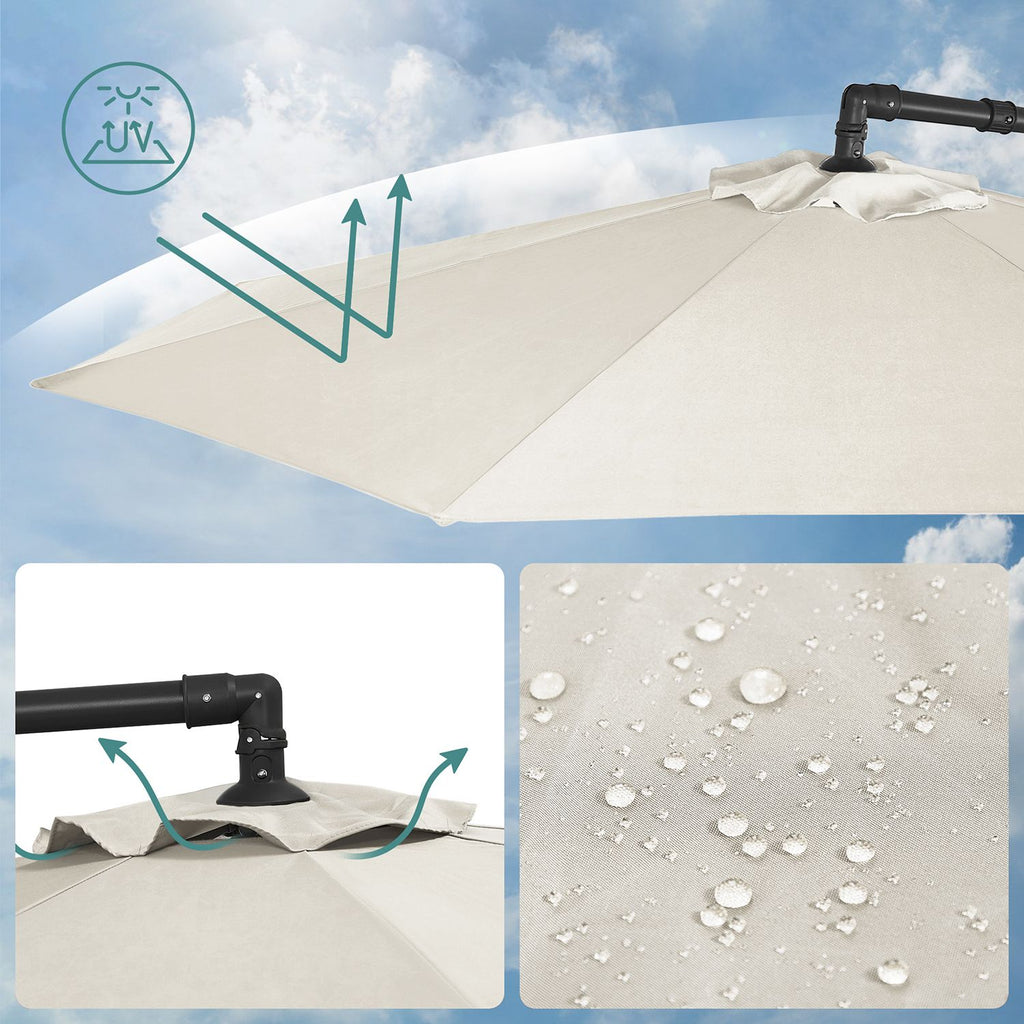 Parasol-med UV-skydd upp till UPF 50+