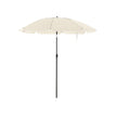 Parasoll – Tiltbar med vev – Ø 200 cm – Taupe
