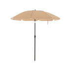 Parasol - Ø 200 cm - Octagonal - Tiltable with Crank - Taupe