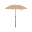 Parasoll – Tiltbar med vev – Ø 200 cm – Taupe