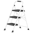 Opvouwbare Trapladder - 3 Treden - Staal - Draagvermogen tot 150 kg - Wit