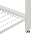 Pälsställ - skosställ med bänk - Industrial - White/Naturel