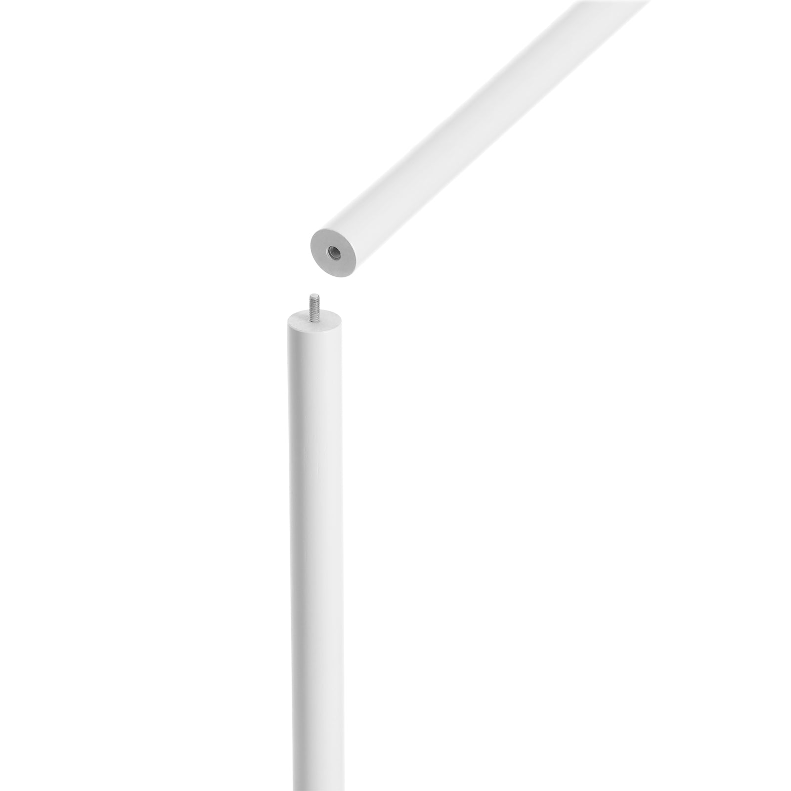 Pälsställ - väggrockställ med 7 krokar - vit