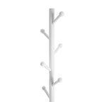 Pälsställ - väggrockställ med 7 krokar - vit