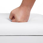 Shoe Bank - med sittdynor - 3 fack - vitt