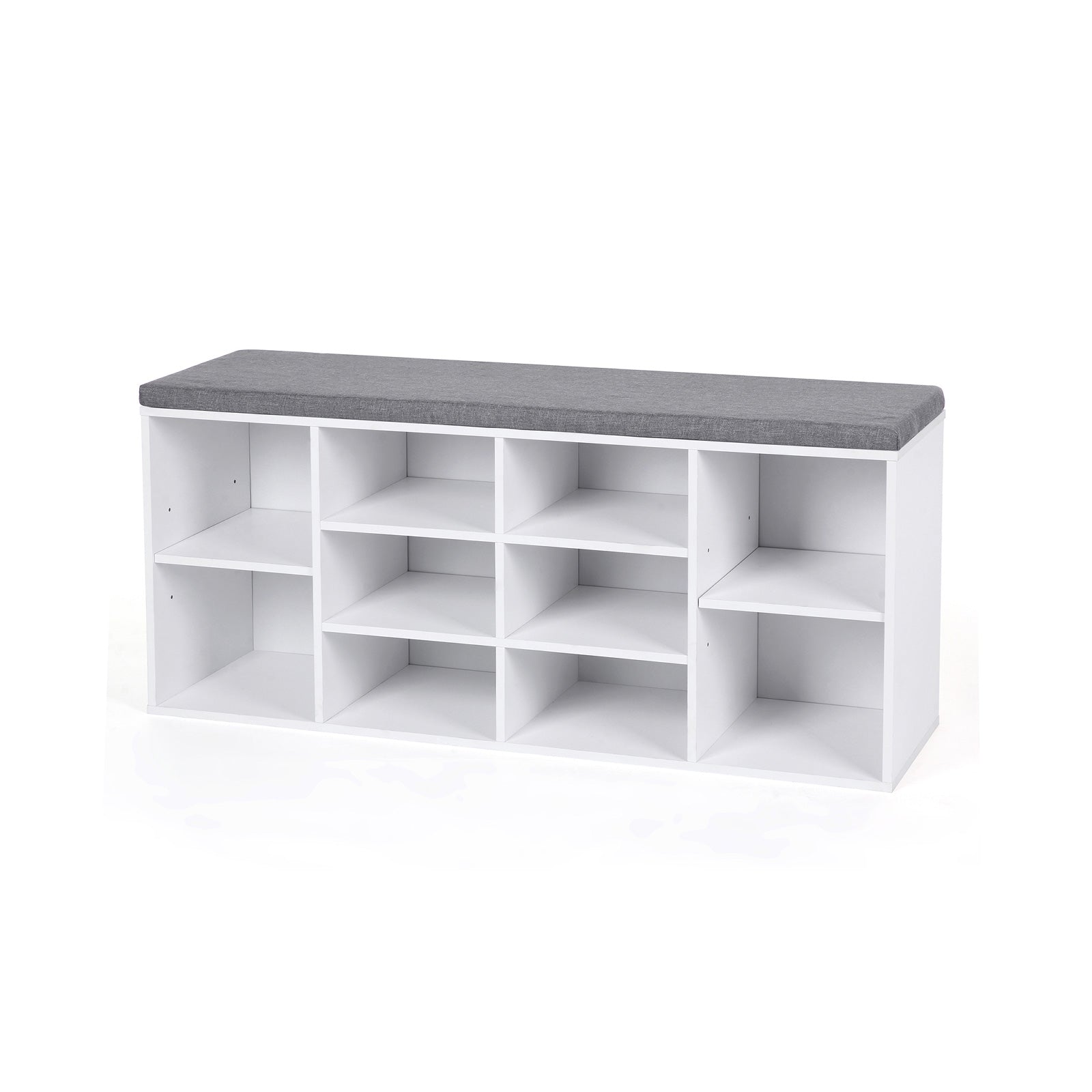 Shoe Bank - 10 fack - soffa - vit