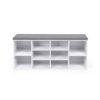 Shoe Bank - 10 fack - soffa - vit